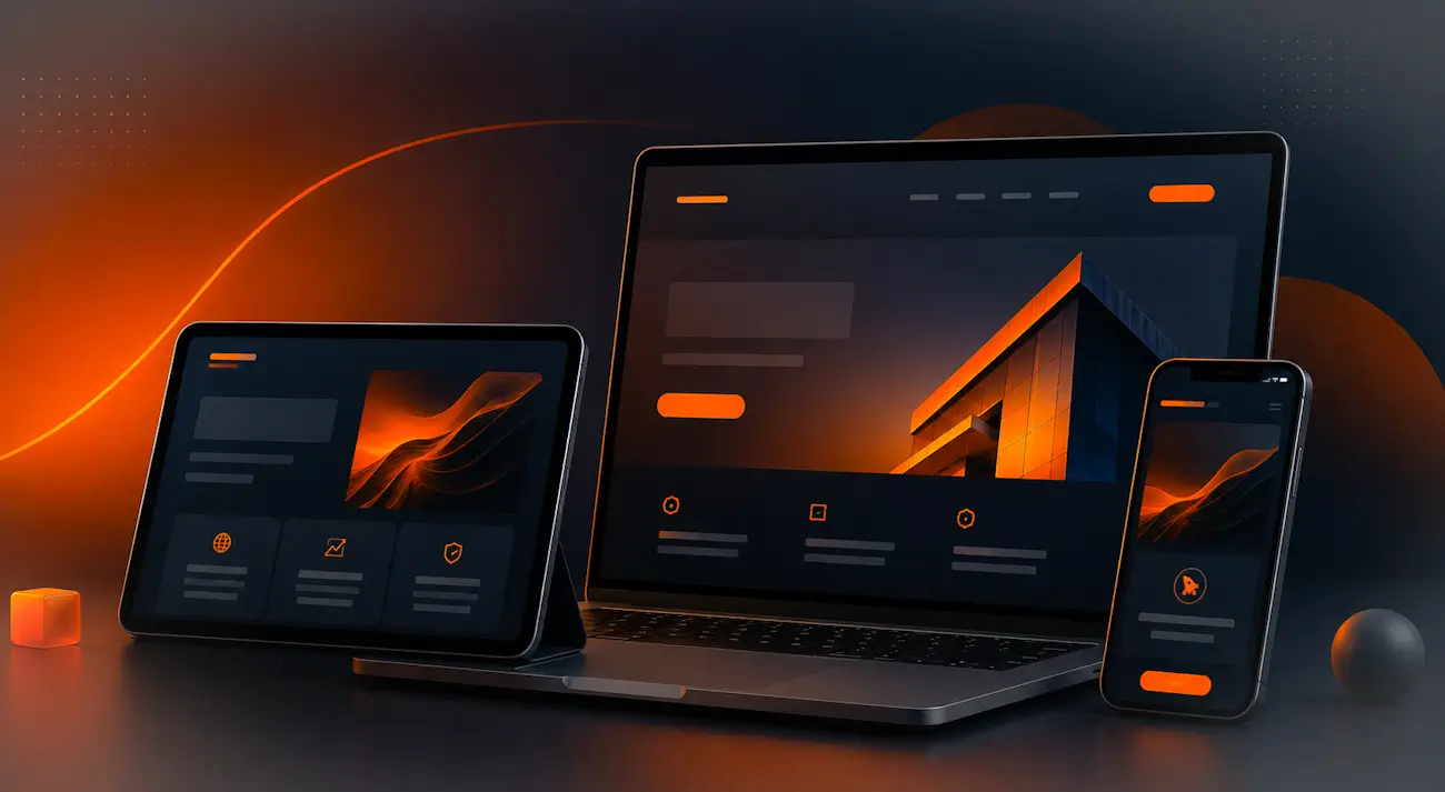 Lojas virtuais, landing page, sites institucionais e redes sociais corporativas