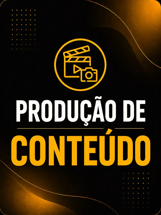 Produção de conteúdo para redes sociais, vídeos promocionais, vídeos institucionais e conteúdo corporativo. 